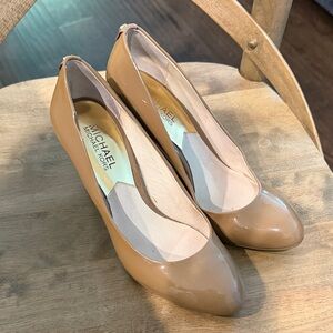 Michael Kors Nude Patent Leather Heels